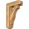 Ekena Millwork Balboa Craftsman Rough Sawn Bracket w/ Offset Brace, Western Red Cedar, 6"W x 18"D x 26"H BKT0604X18X26BOA04RWR - alternate 1